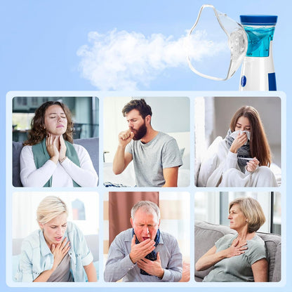 Mesh Nebulizer – Silent & Portable for Kids & Adults