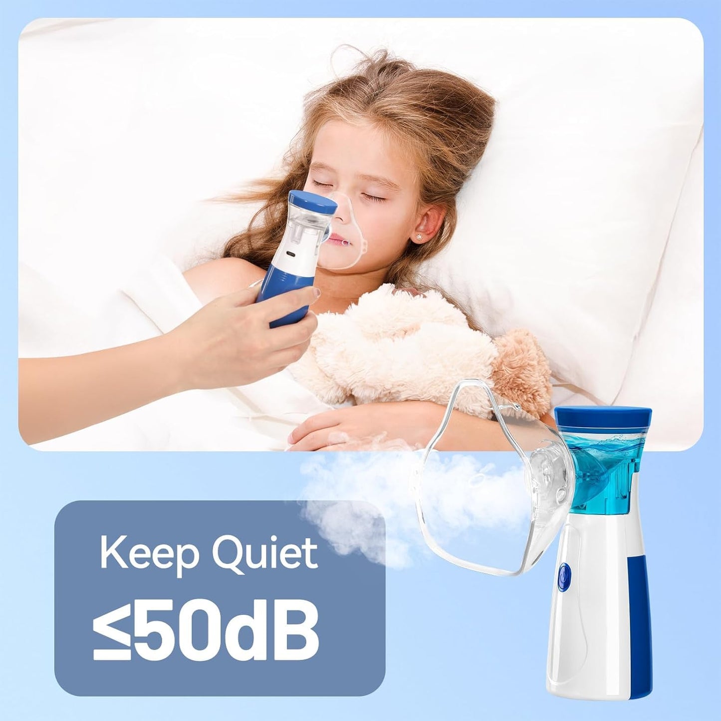 Mesh Nebulizer – Silent & Portable for Kids & Adults